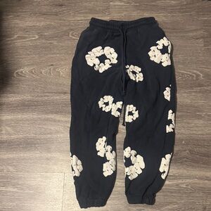 Men's Dark Blue Denim Tears Joggers